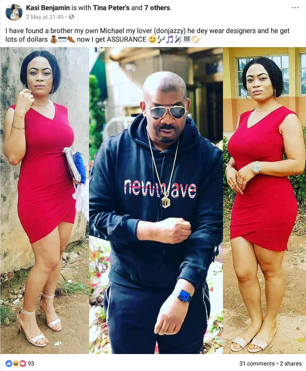 Kasi Benjamin Says She Has Found Love In Don Don Jazzy (2)