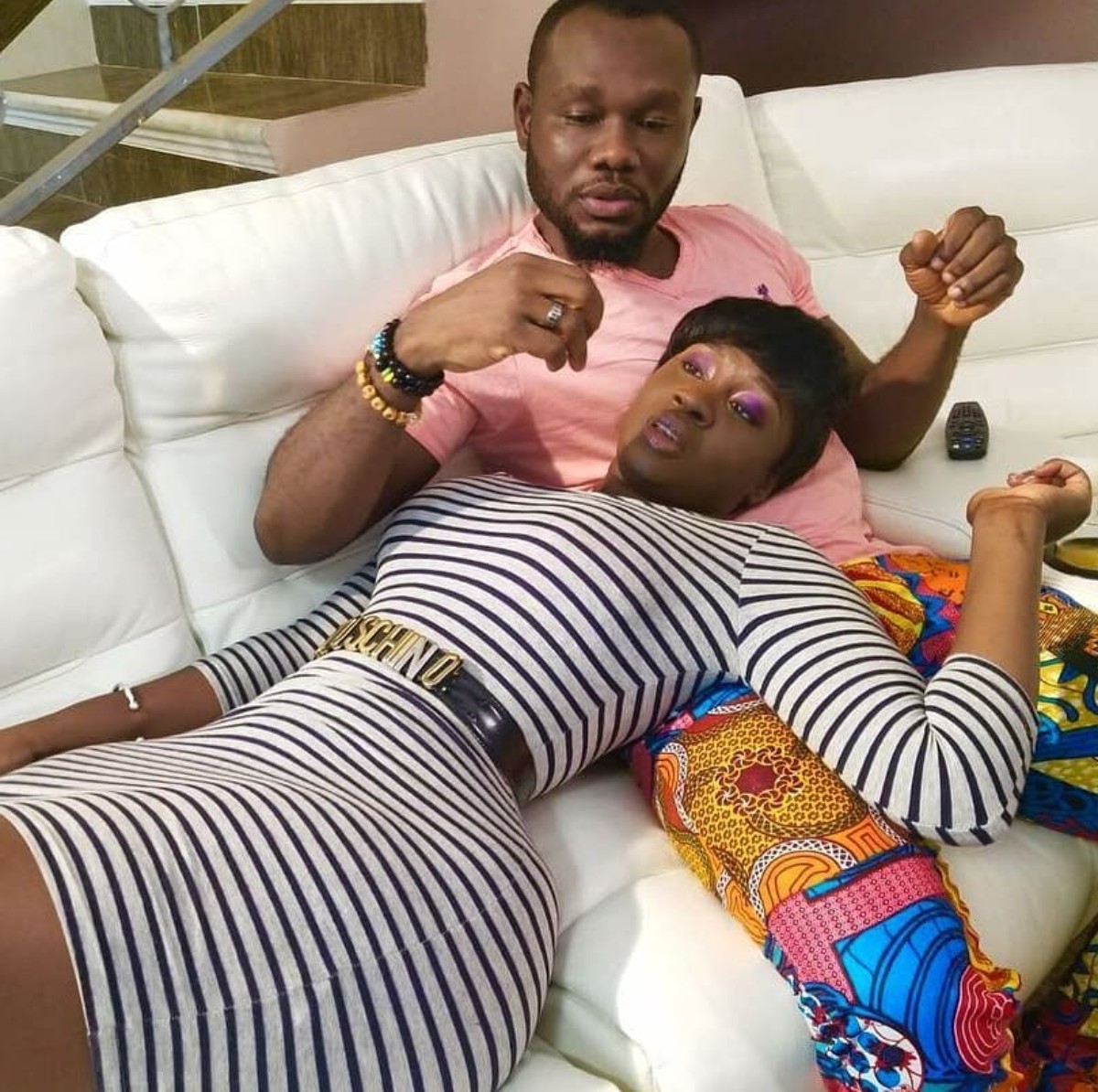 Princess Shyngle Pictured In Compromising Position With Prince David Osei (3)