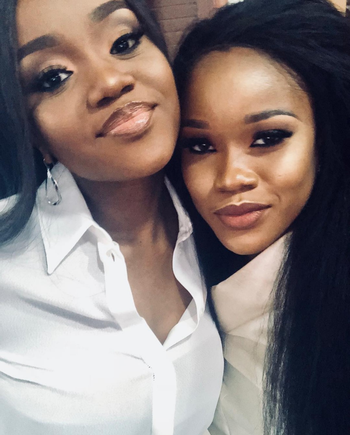 Cee-C And Chioma Meet In Abuja (2)