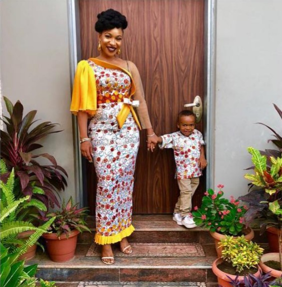 Tonto Dikeh And Son Are Twinning (2)