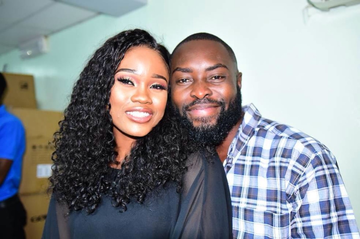 Cee-C Poses With Elder Brother Captain Igbokwe