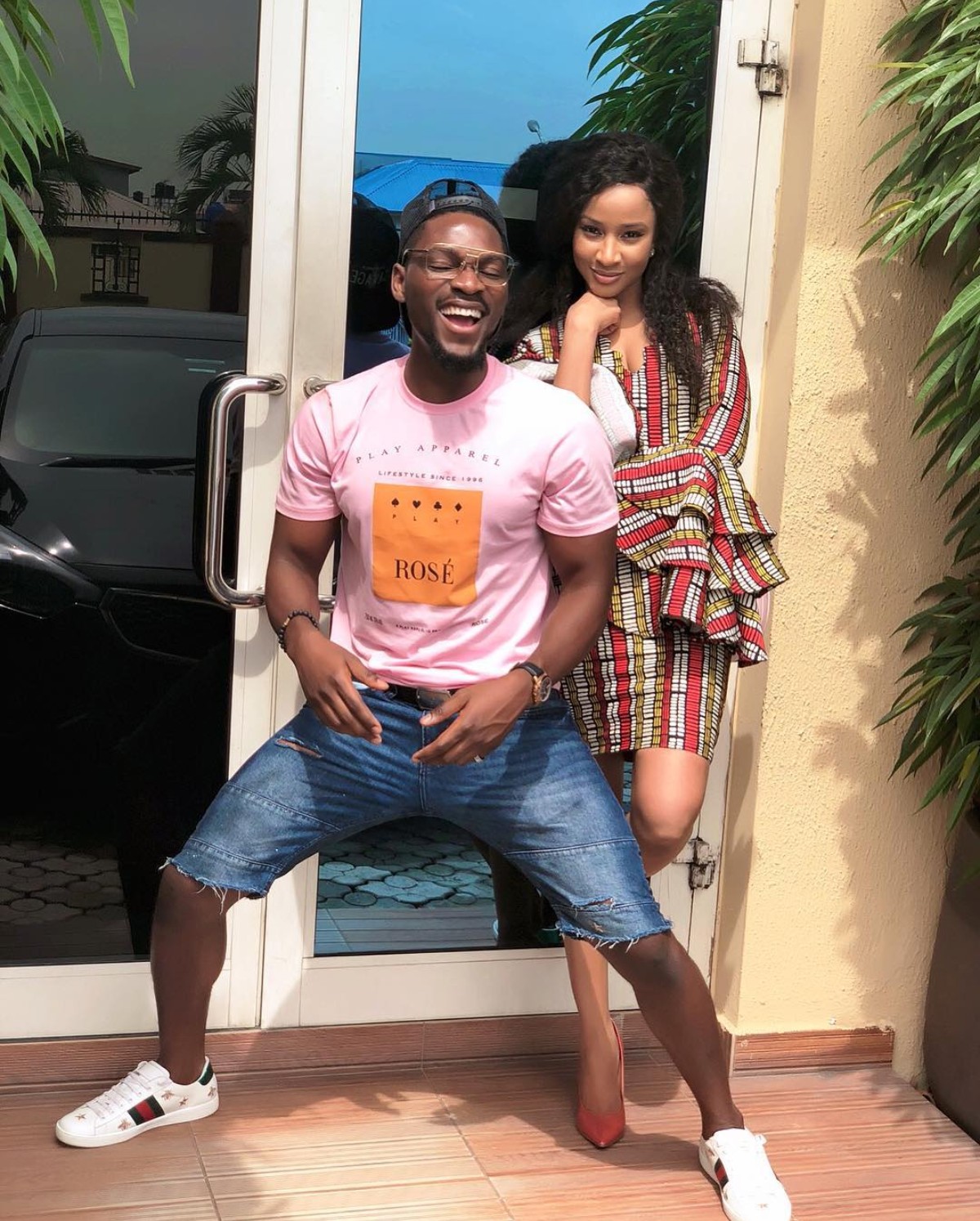 Tobi Bakre Poses With Adesua Etomi (2)