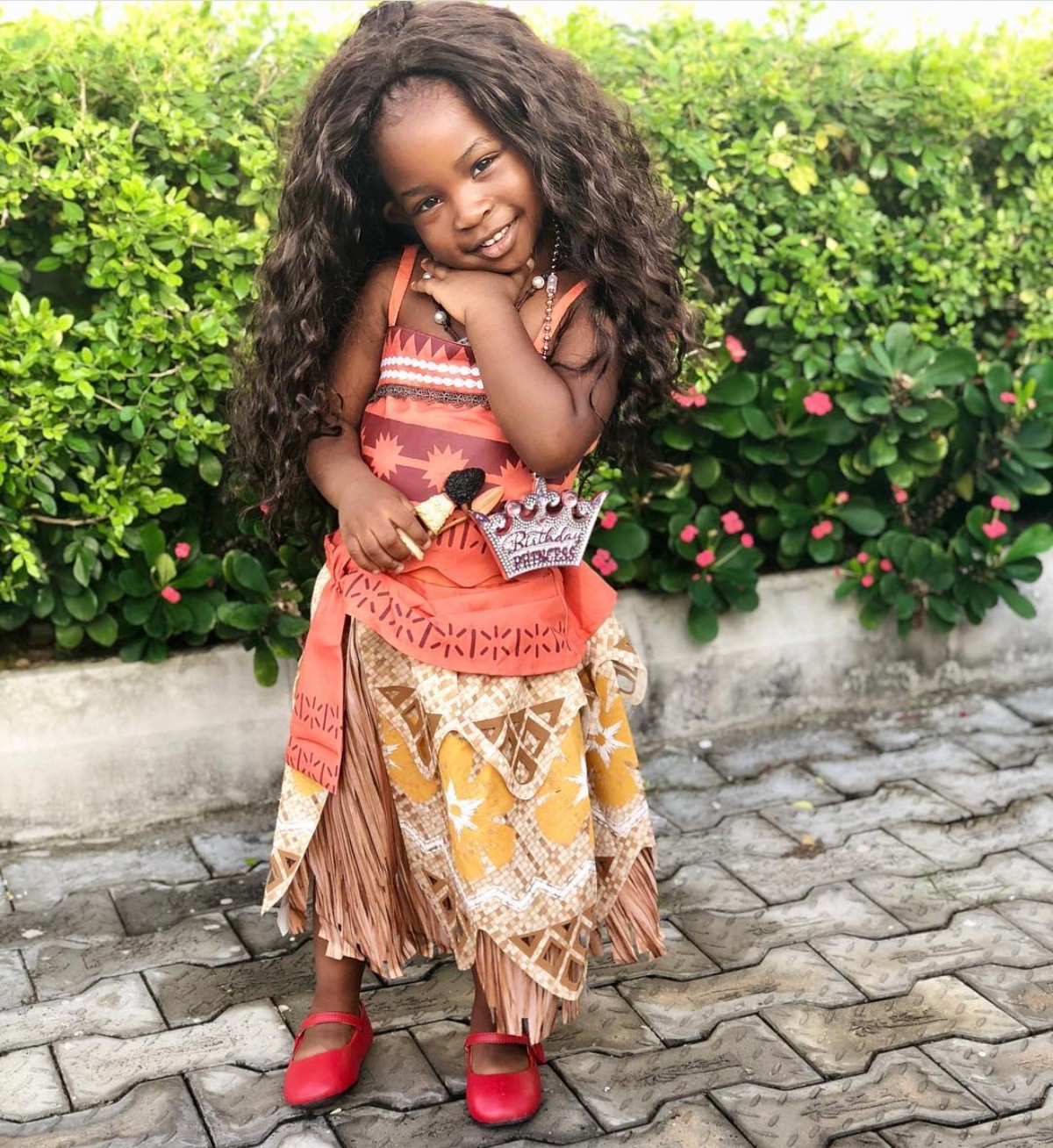 Imade Adeleke Recreates Moana's Look (2)