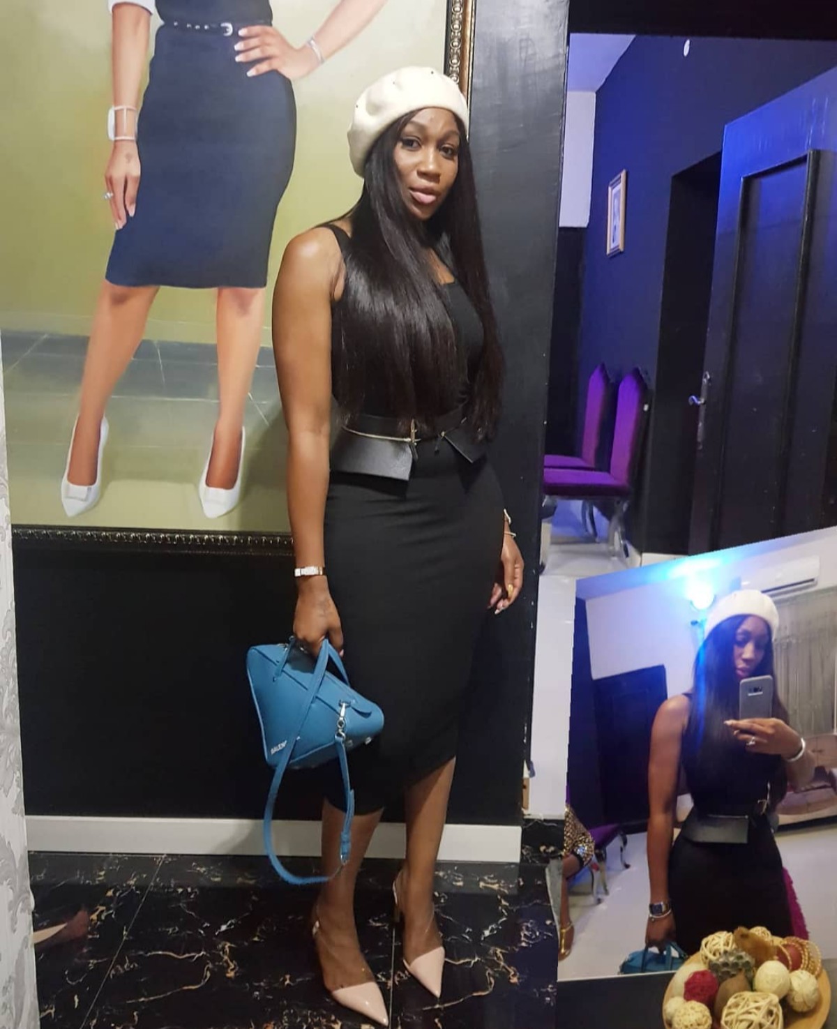 Ebube Nwagbo Shows Off N745K Balenciaga Triangle Shaped Bag (2)