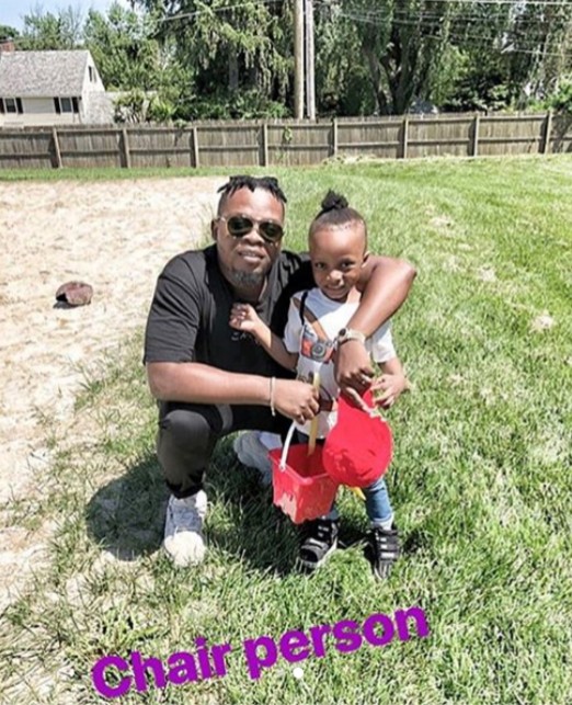 Olamide Steps Out With His Fiancee And Son (3)