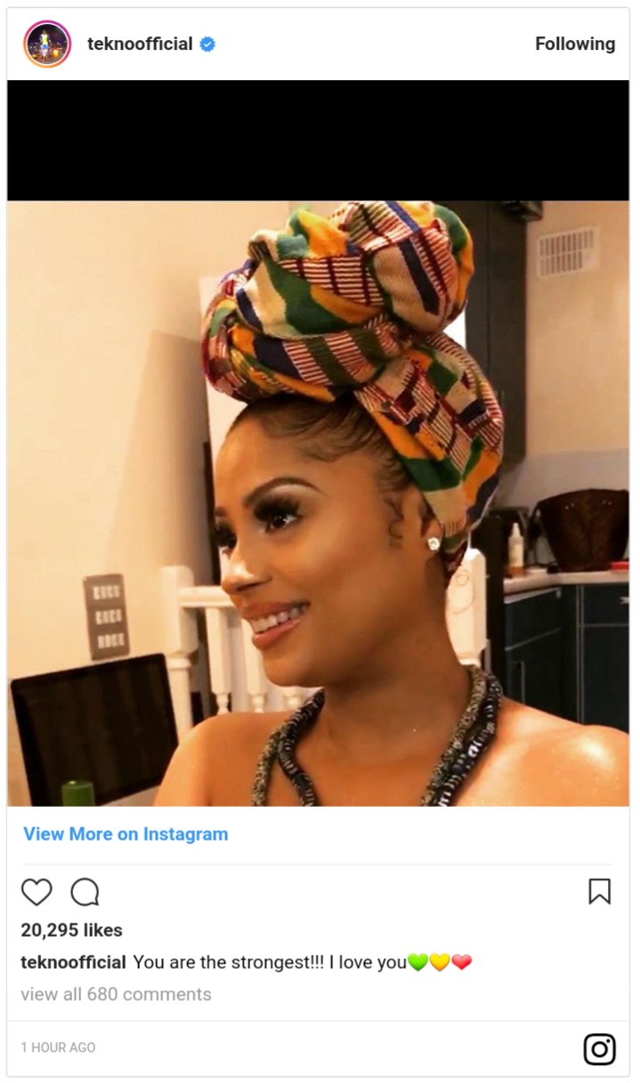 Tekno And His Lola Rae Welcome Baby (3)