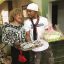 Charles Okocha Gifts His Mum Tray Full Of Cash