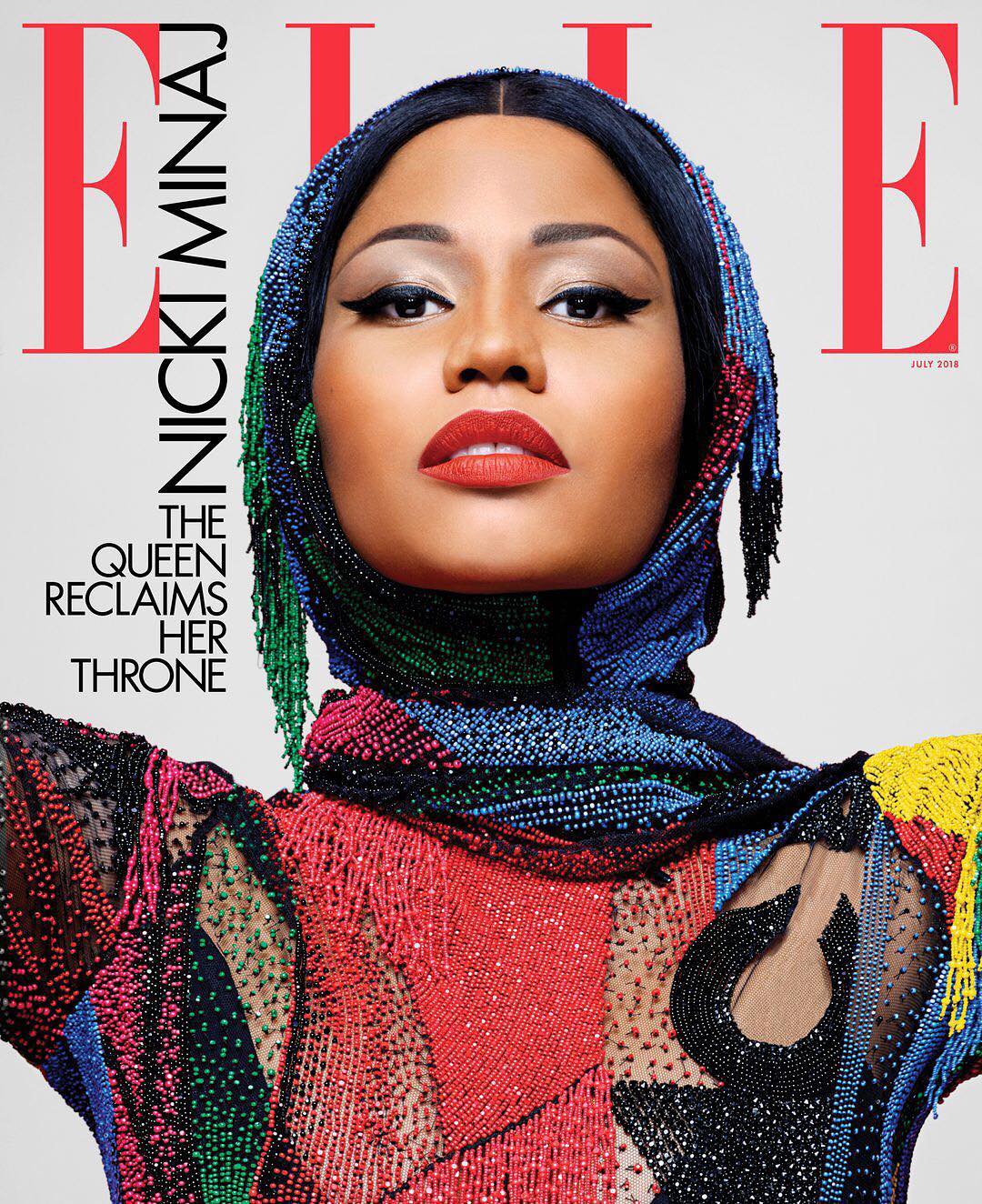 Nicki Minaj Covers Elle Magazine