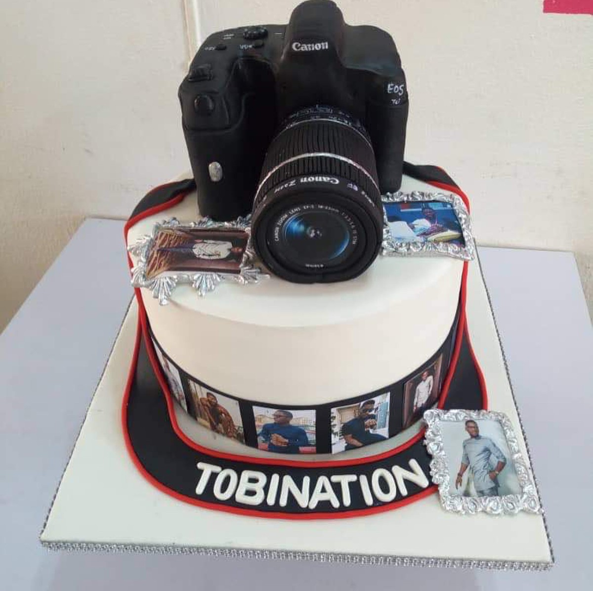 Tobi Bakre Camera Cake For Birthday (2)