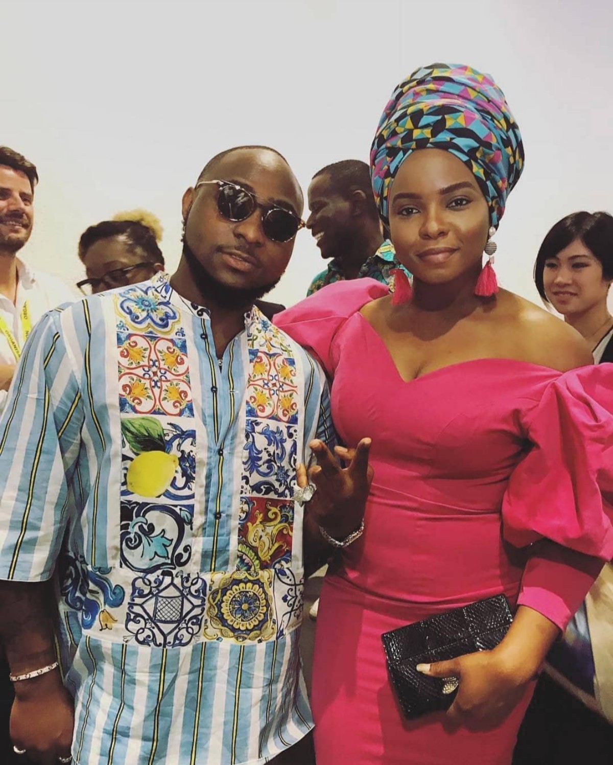 Davido And Yemi Alade Pictured Together In Cannes (2)