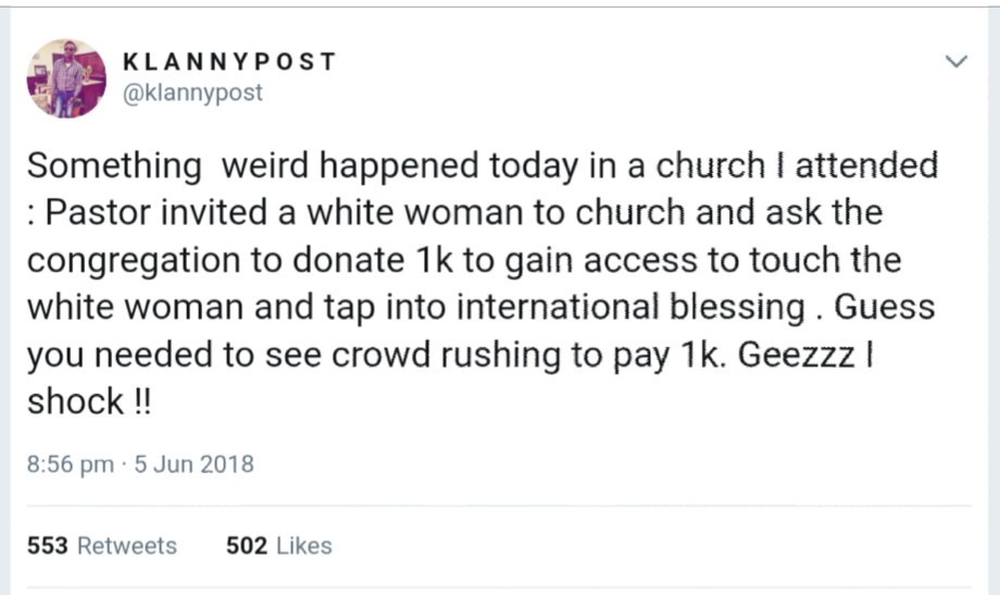 Pastor Invites White Woman To Church And Asks Congregation To Donate 1k (2)