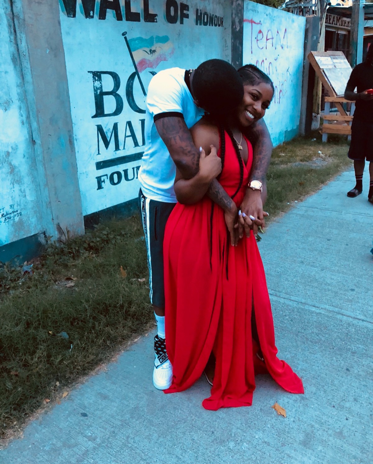 Reginae Carter With YFN Lucci (2)