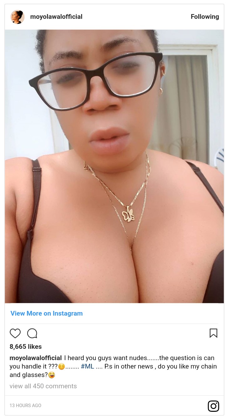 Fan Comes For Moyo Lawal After She Shared Massive Cleavage-baring Photo (2)