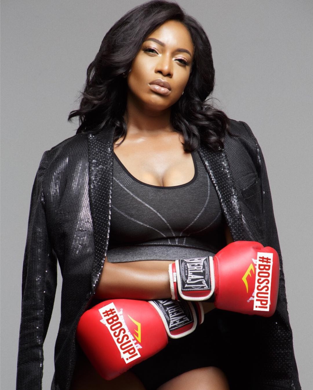 Chika Ike Transforms Into Sexy Boxer (2)