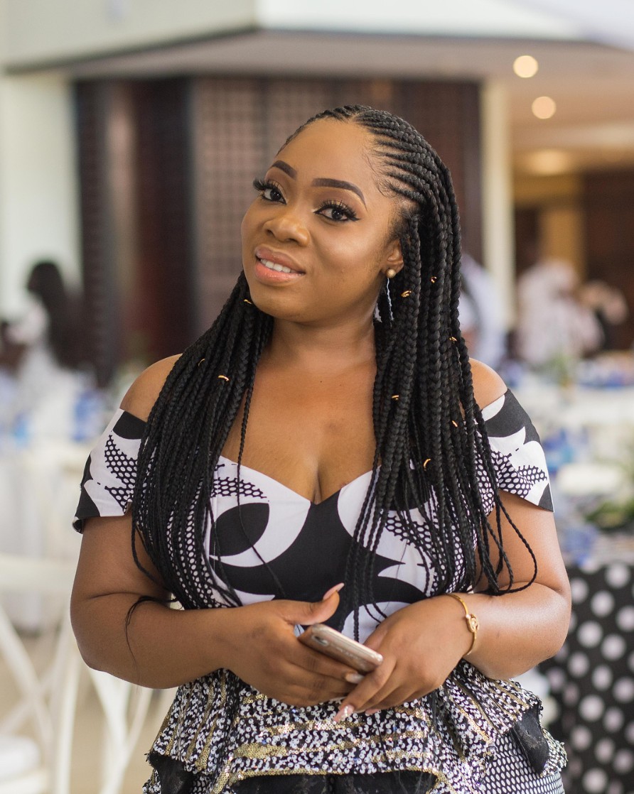 Moesha Boduong Shows Off New Braids Hairstyle