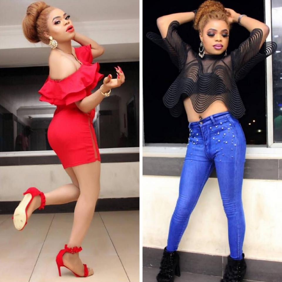 Bobrisky Shows Off His Bare Butt