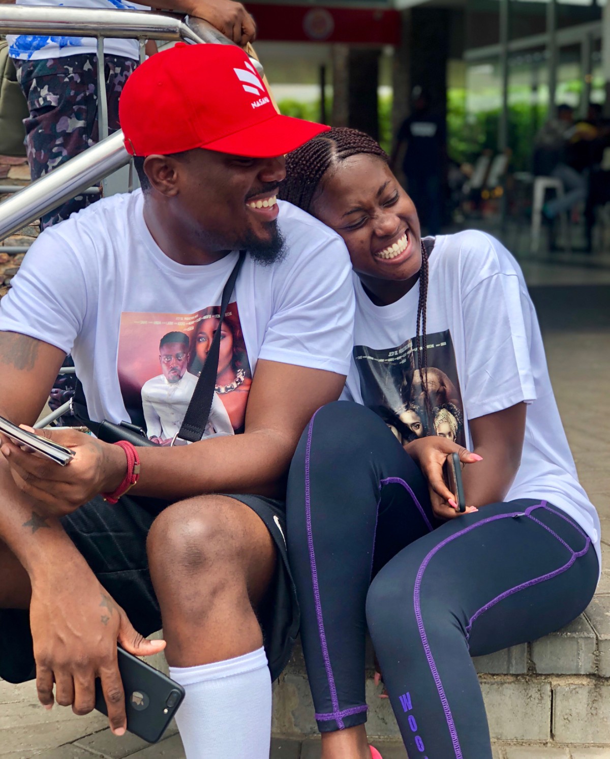 Fella Makafui And Too Sweet Annan Getting Cosy