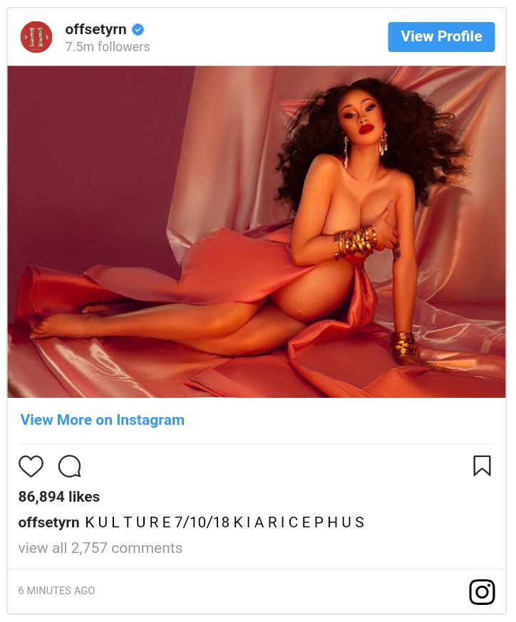 Cardi B Welcomes Baby Girl Kulture Kiari Cephus With Offset