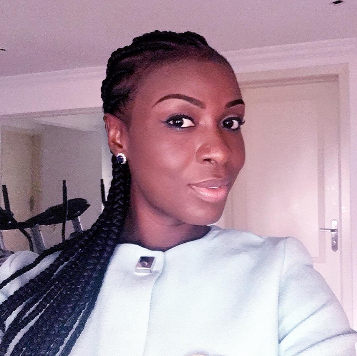 Gifty Mawunya Nkornu Shows Off Her Braided Hairstyle (2)