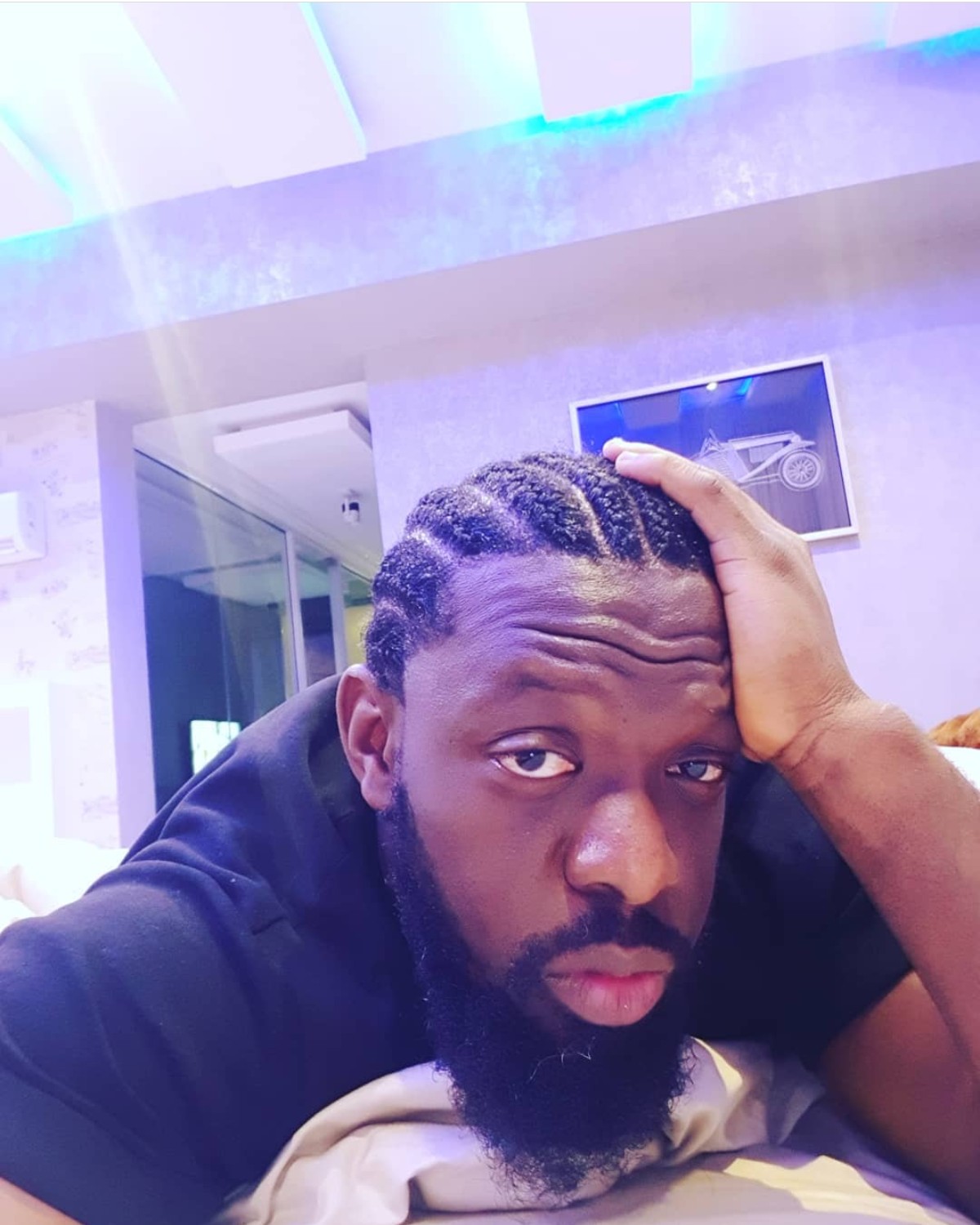 Timaya Shows Off New Cornrows (2)