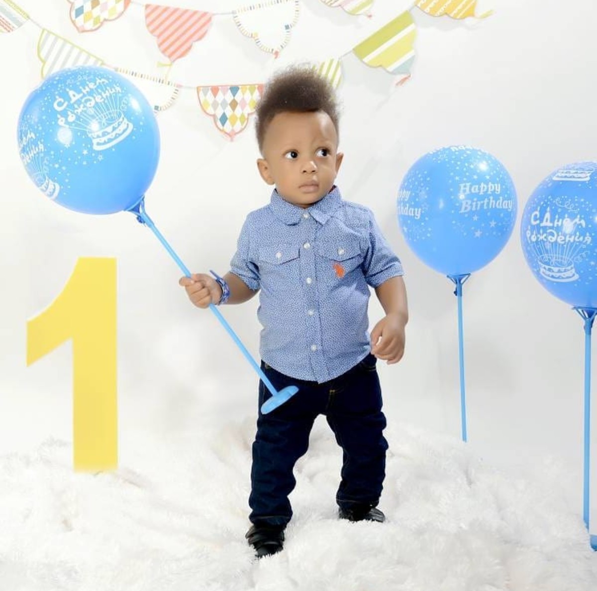 Yul Edochie Son Celebrates 1st Birthday