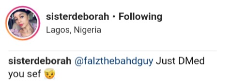 Sister Deborah Exposes Falz After He Slid Into Her DM (3)