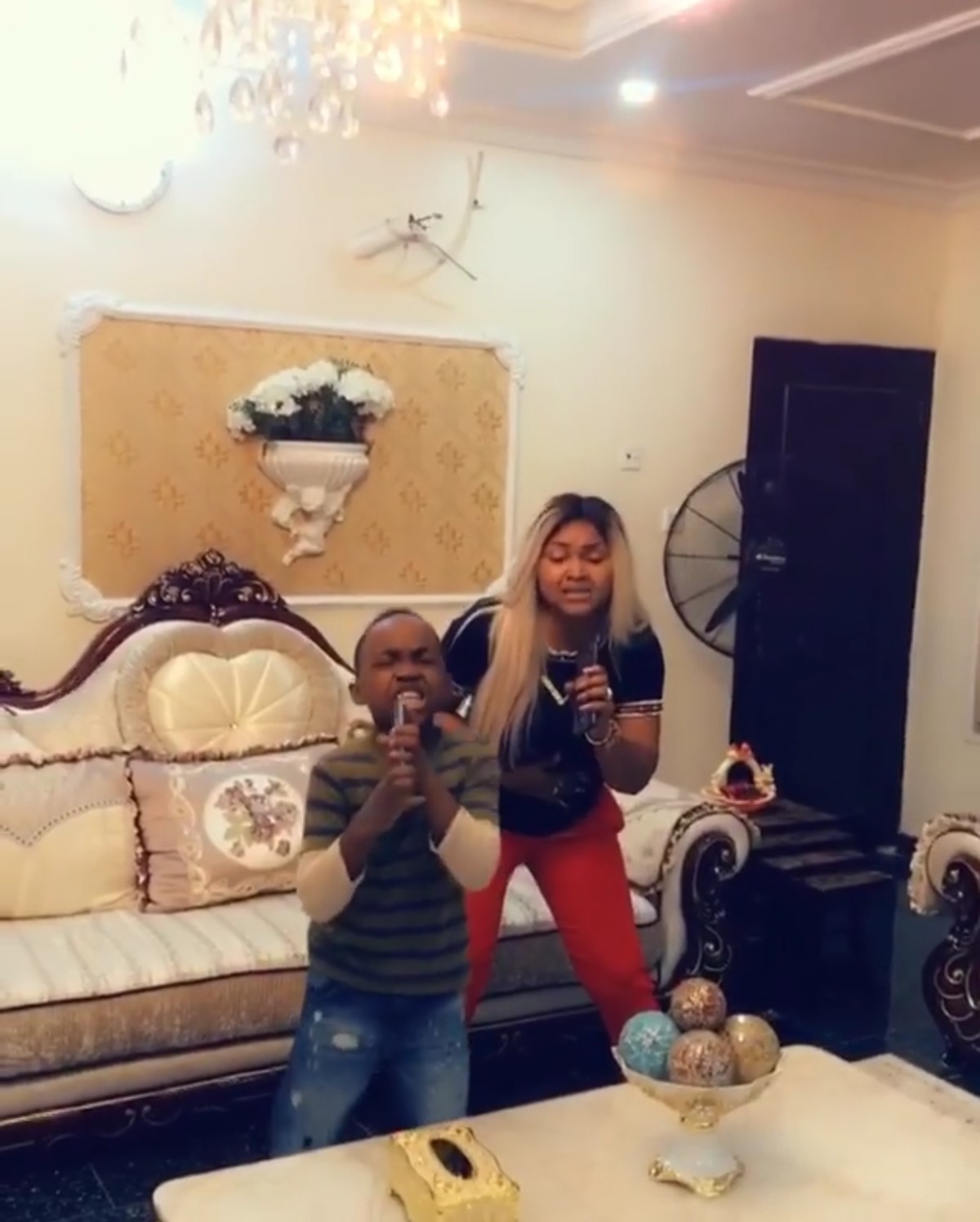 Mercy Aigbe And Son Passionately Worshipping God (4)