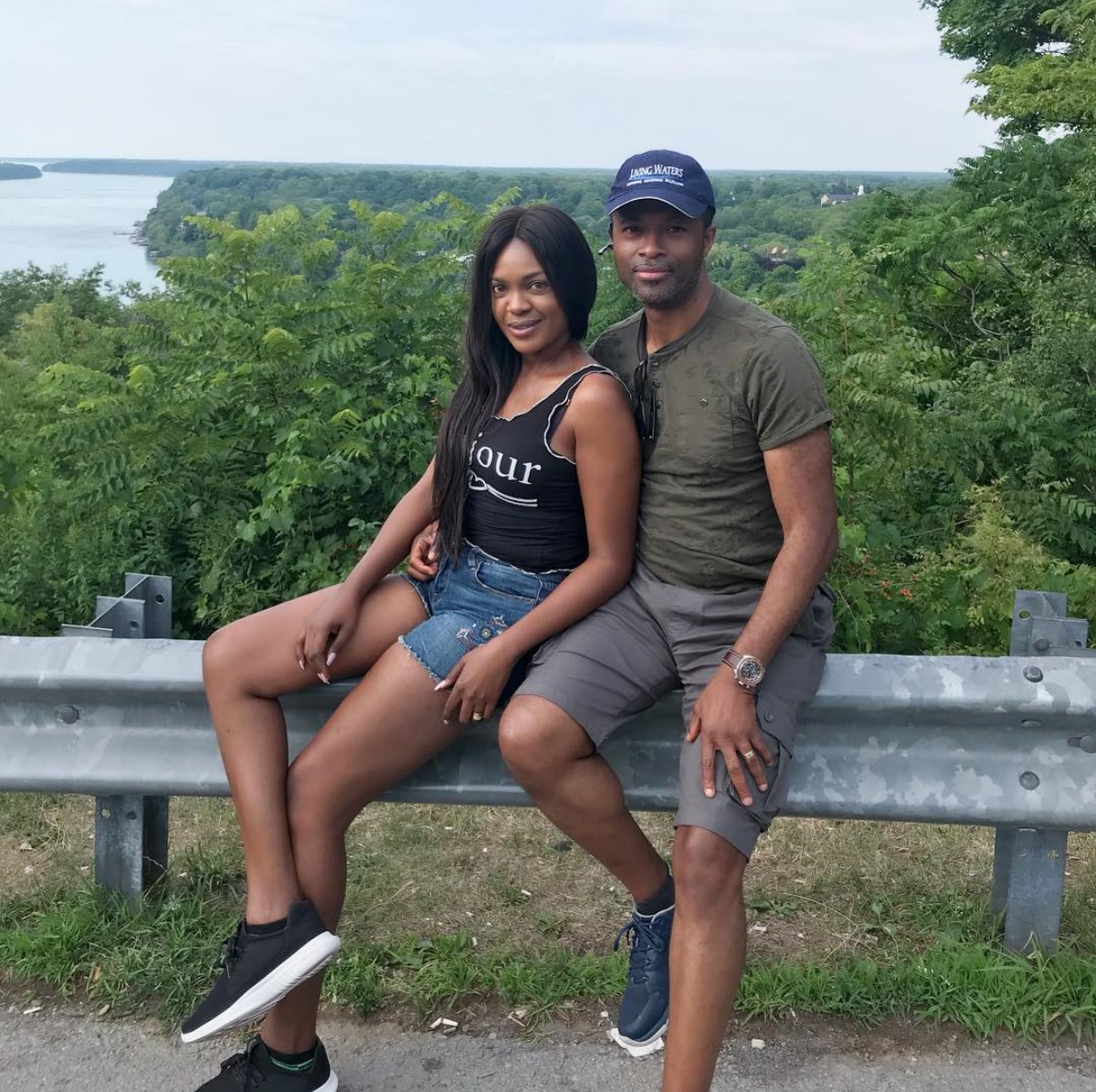 Omoni Oboli And Her Husband On Vacation In Canada (2)