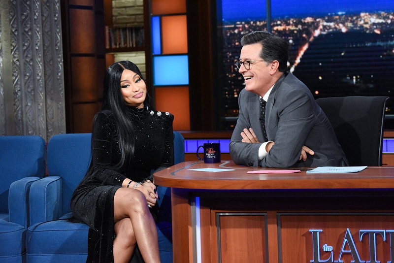 Nicki Minaj Gives Stephen Colbert His Very Own Barbie Dreams (3)