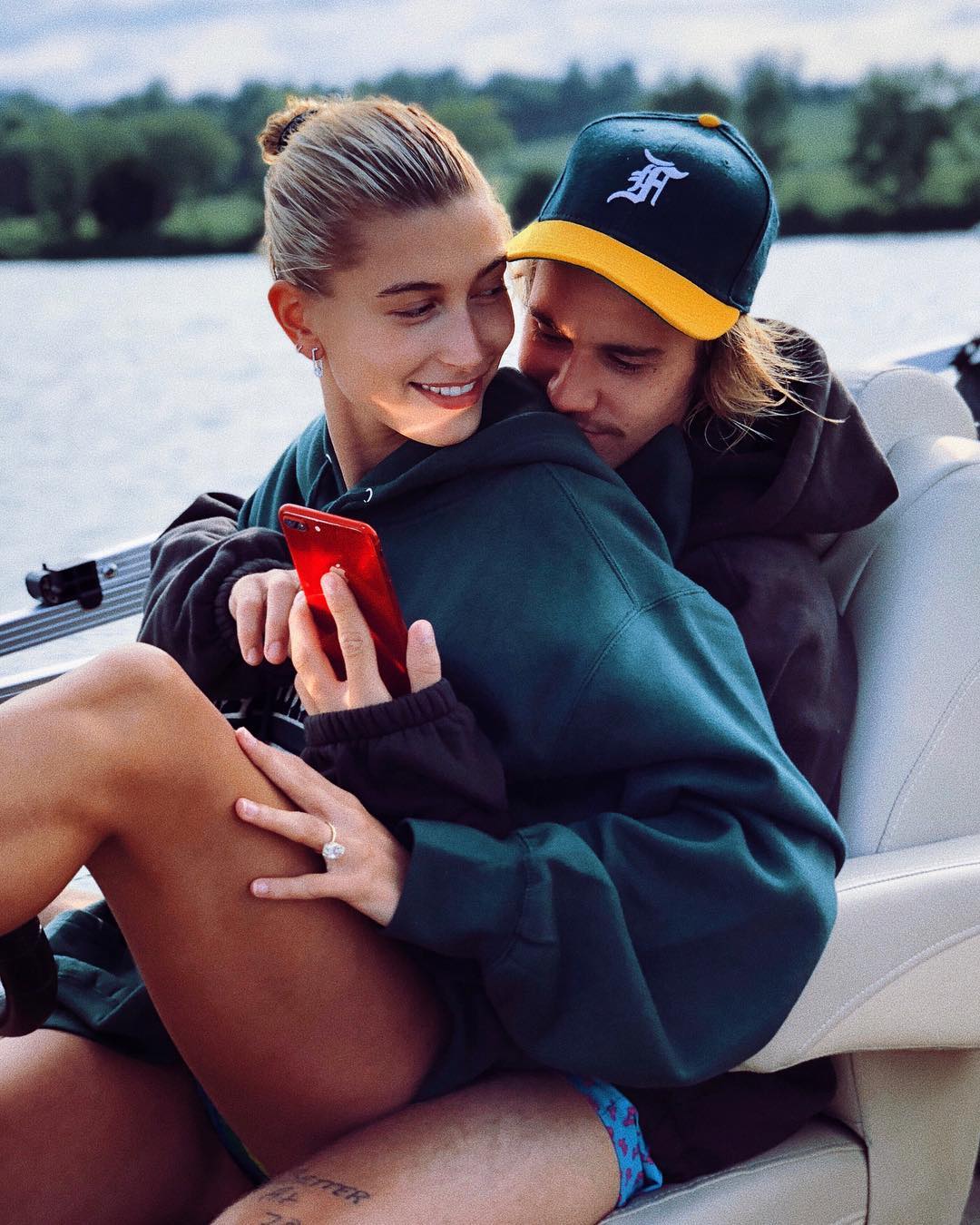Hailey Baldwin Shows Off Her $500K Engagement Ring
