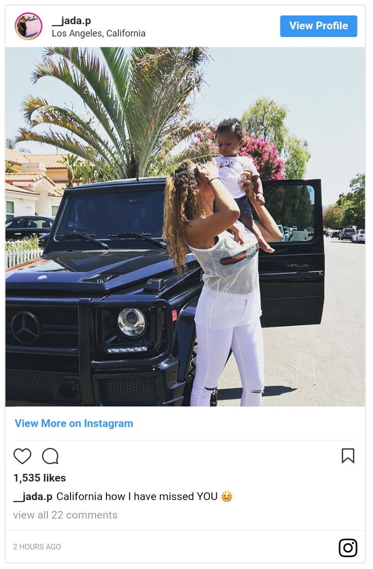 Jada Pollock With Son Zion (2)