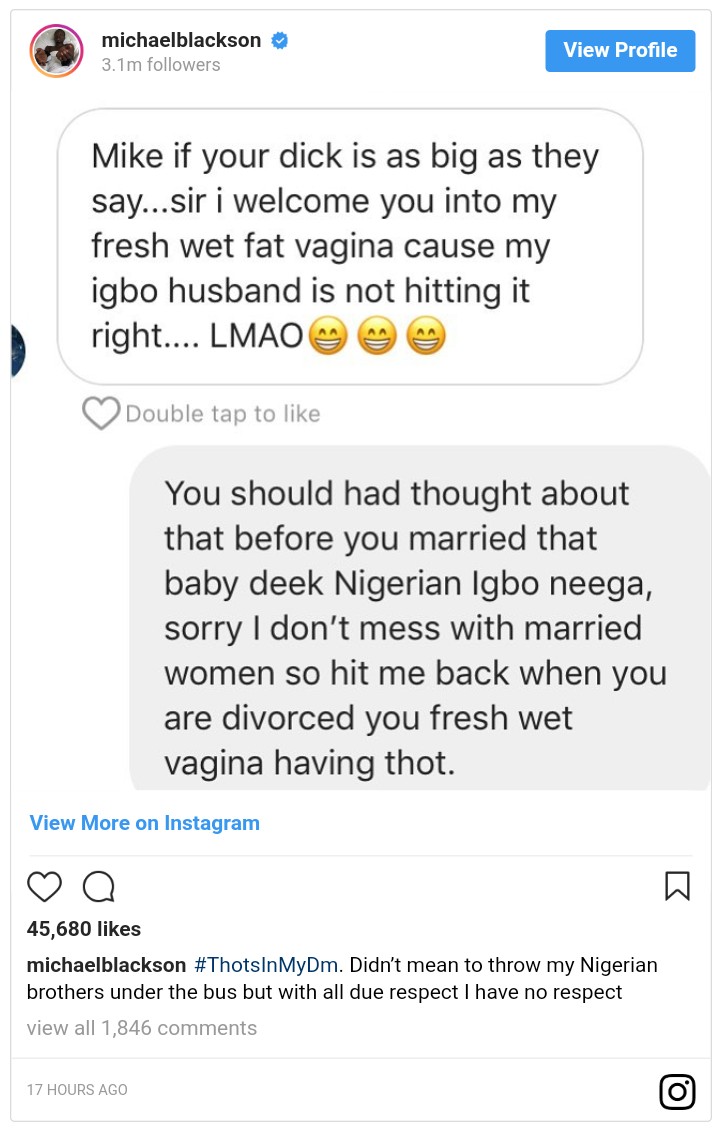 Erotic Message Married Nigerian Woman Sent Michael Blackson (2)