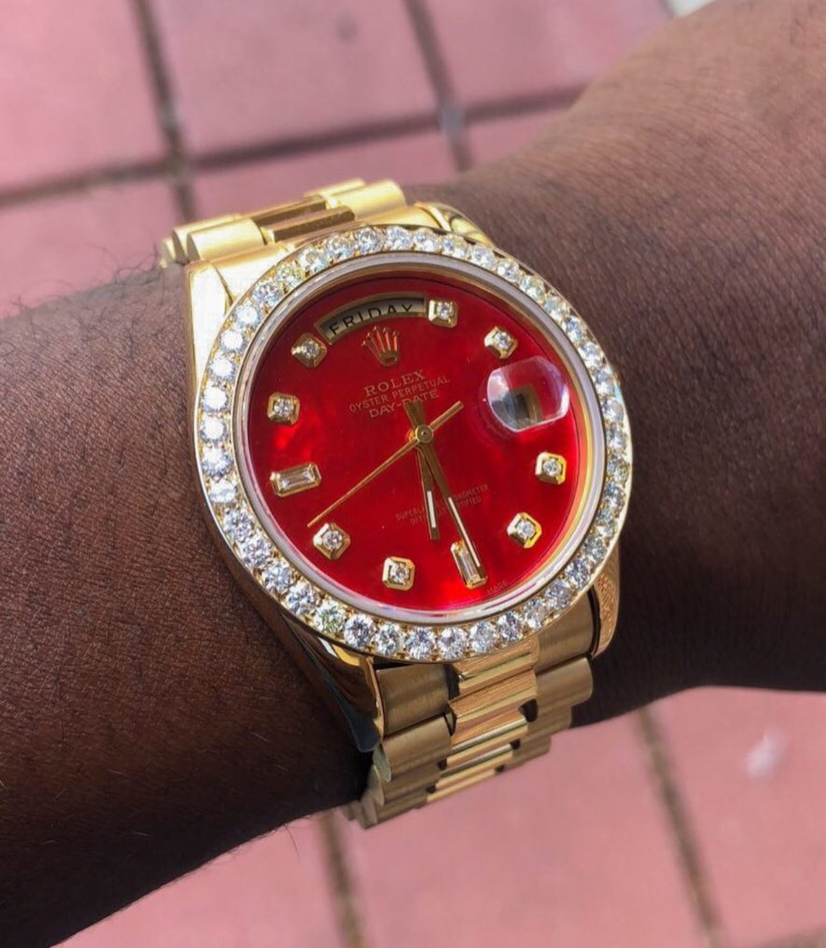 DJ Ecool Bought Himself N16 Million Diamond Encrusted Rolex Watch (3)