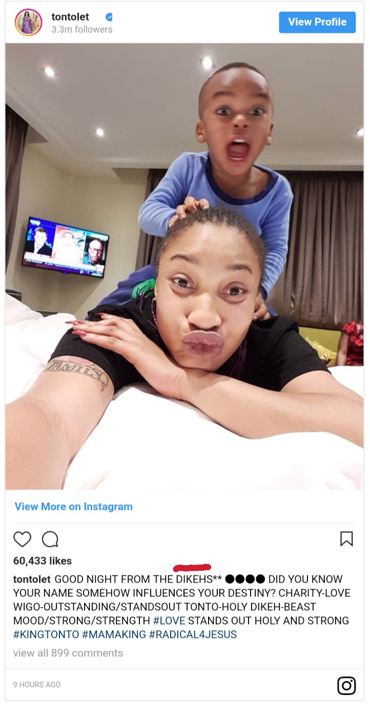 Tonto Dikeh Reveals Her Son Will Not Bear Her Ex-Husband’s Last Name (2)