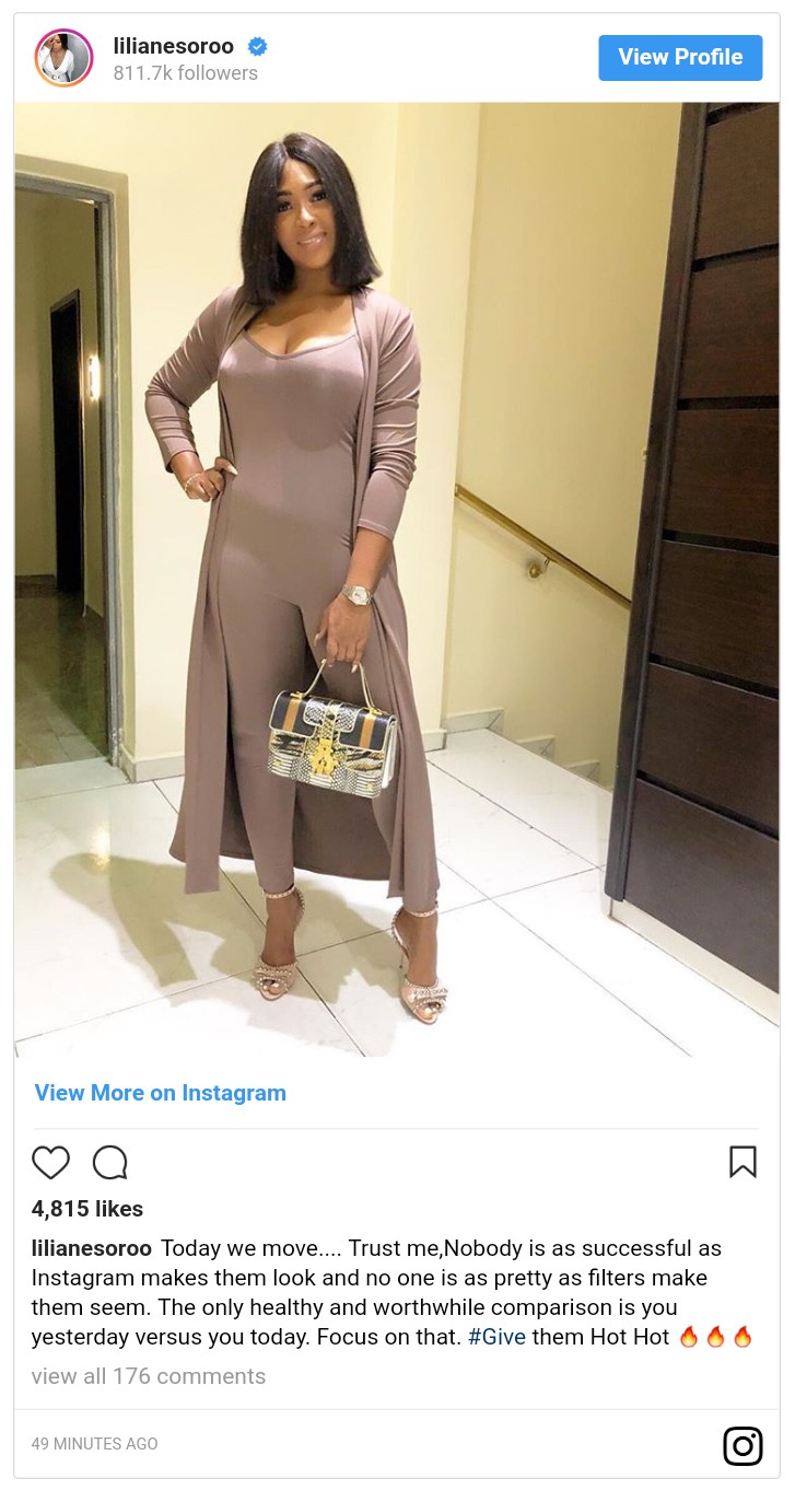 Nobody Is As Successful And Pretty As Instagram Makes Them Lilian Esoro Says (2)