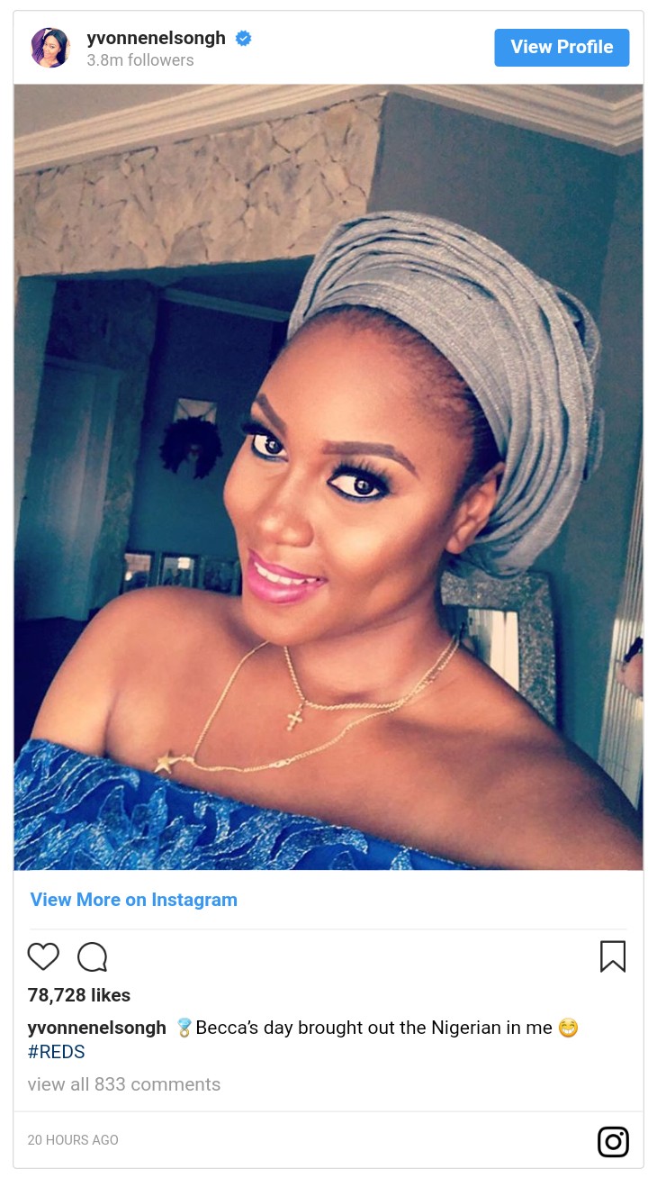 Becca’s Day Brought Out The Nigerian In Me Yvonne Nelson Says (2)