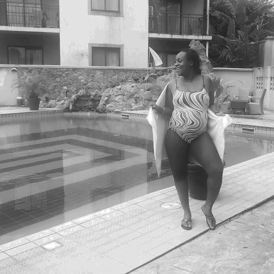 Queen Wokoma Allison Posts 1st Ever Bikini Photo To Show Off Baby Bump