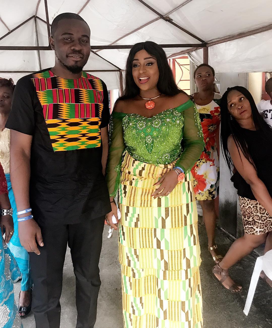 Queen Wokoma Shows Off Baby Bump To Celebrate 1st Wedding Anniversary (3)