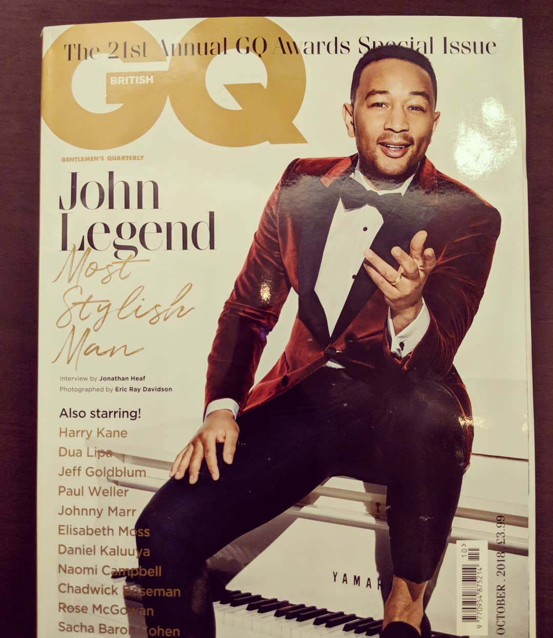 John Legend First Ever GQ Cover