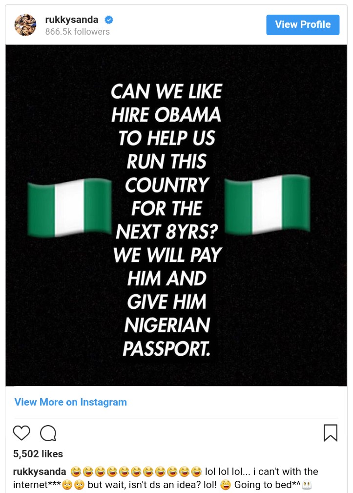 Omotola Jalade And Paul Okoye Support Idea Barack Obama Should Be Hired To Rule Nigeria (2)