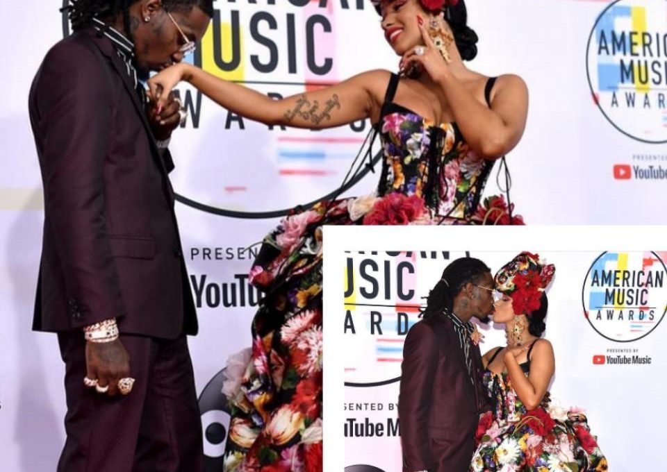 Cardi B And Offset Kiss Passionately At American Music Awards 2018