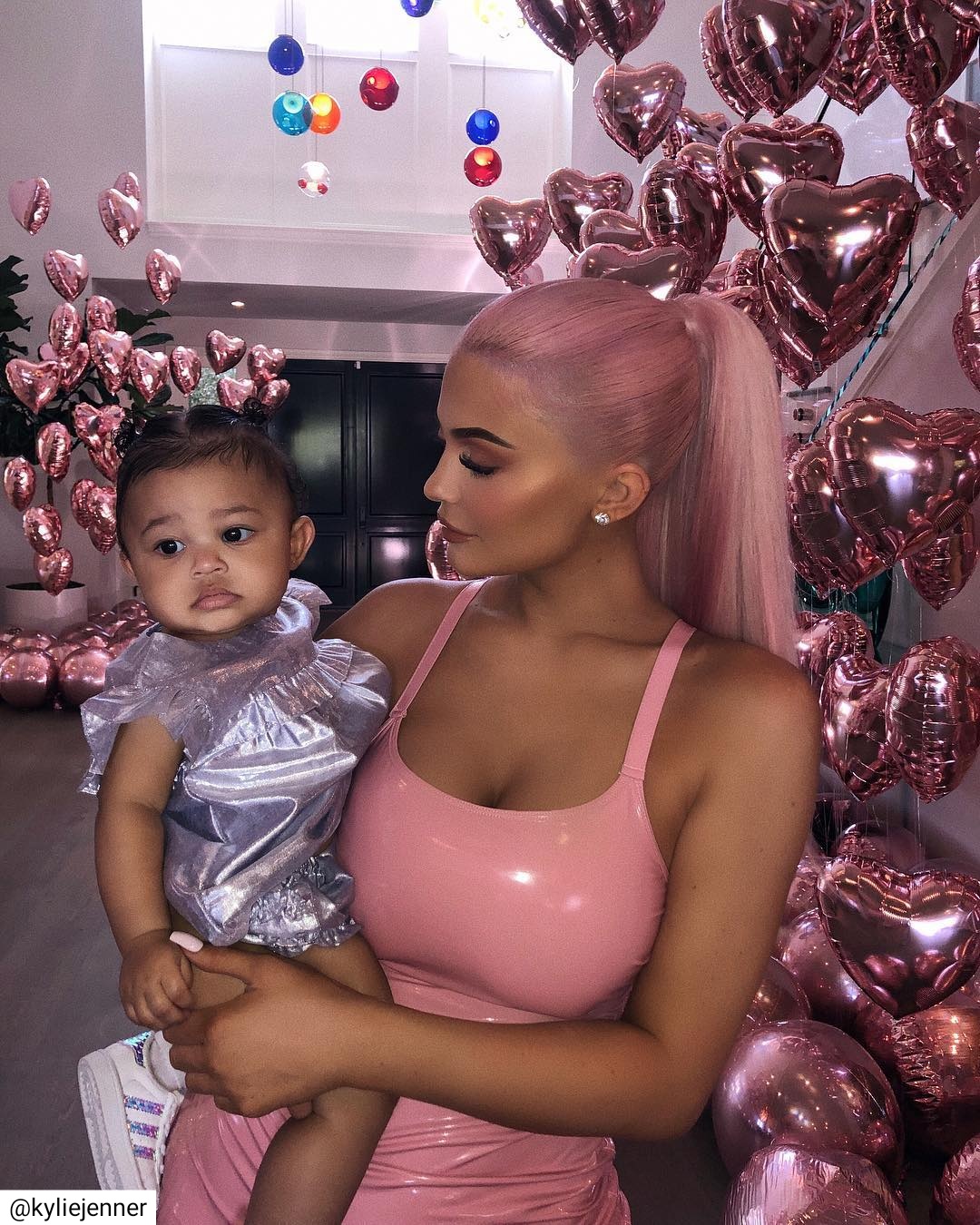 Kylie Jenner With Daughter Stormi Webster