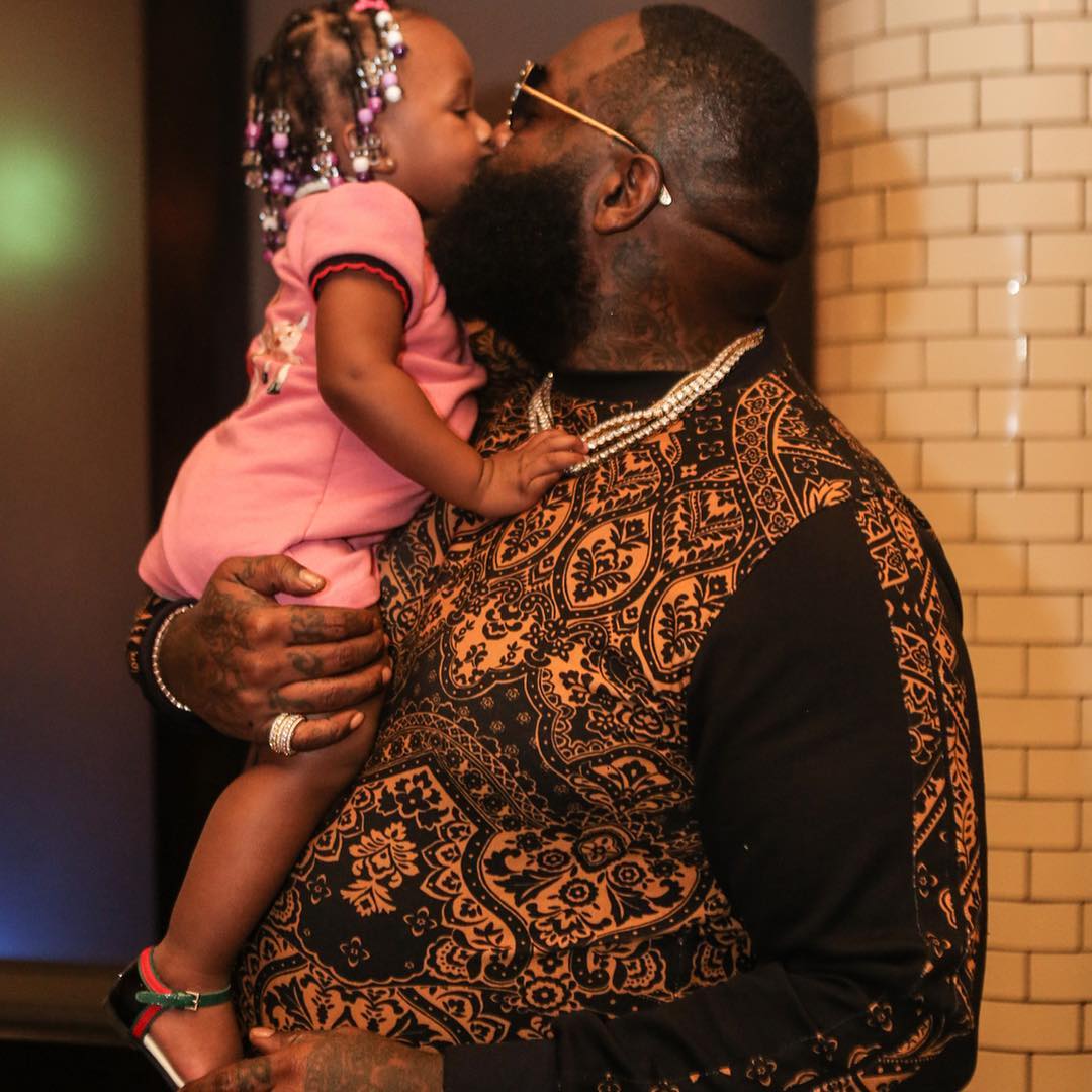 Rick Ross And Berkeley Hermes Enjoy Father-Daughter Moment (2)