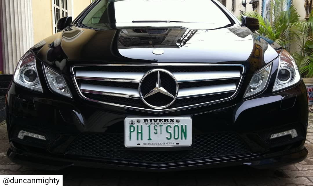 Duncan Mighty Mercedes-Benz With Customized Plate Number (2)