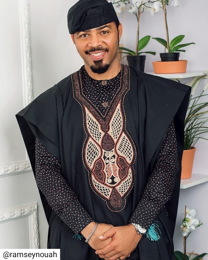 Ramsey Nouah Looks Dapper In Agbada (2)