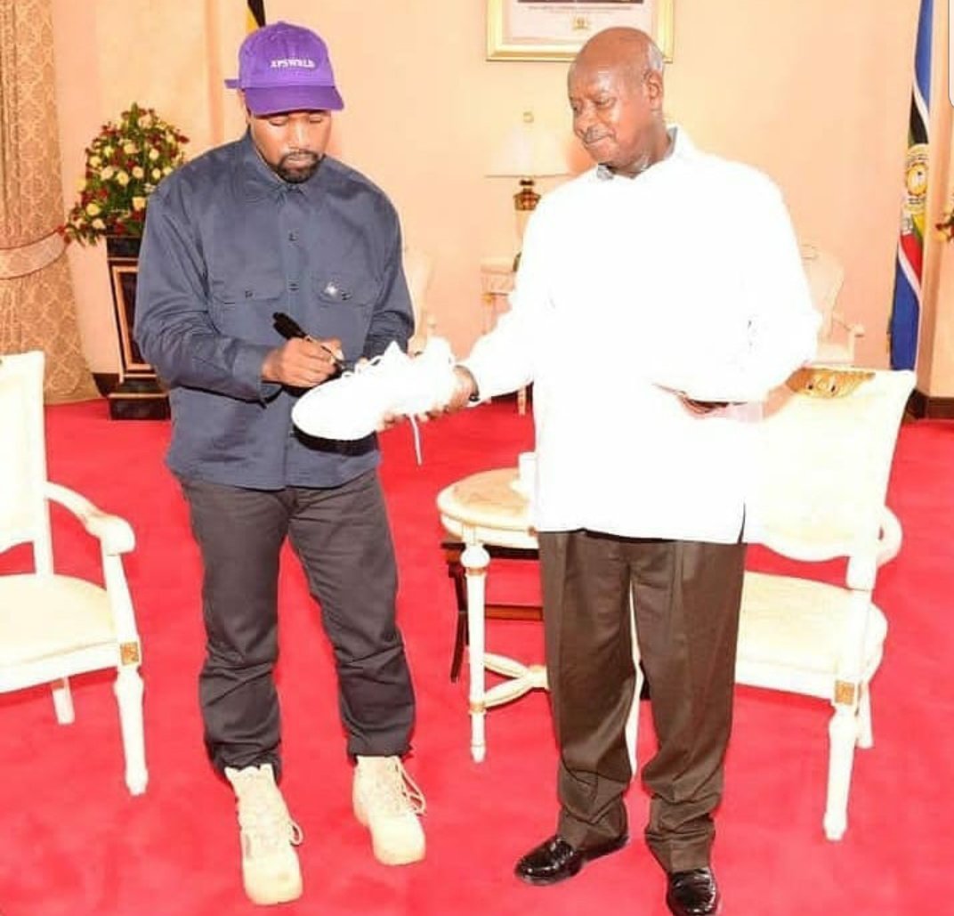 Yoweri Museveni Gives Kanye West And Kim Kardashian African Names (2)