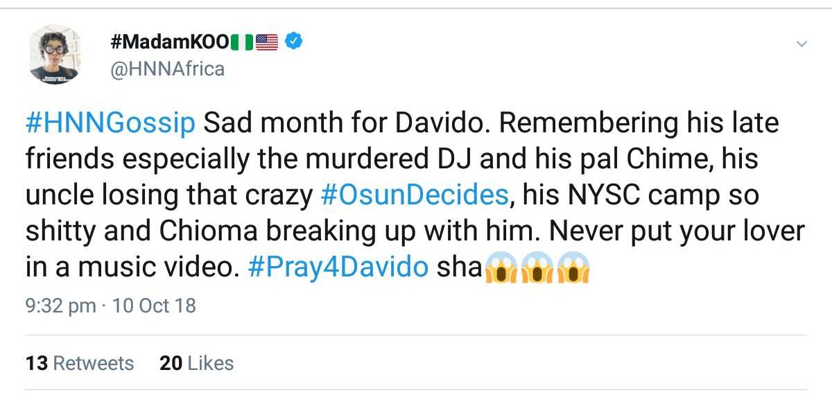 Chioma Has Broken Up With Davido — Kemi Olunloyo (2)