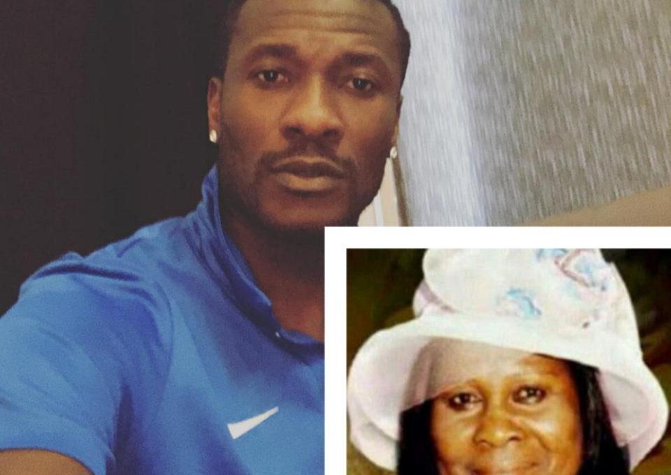Asamoah Gyan Cries Out To Dead Mum