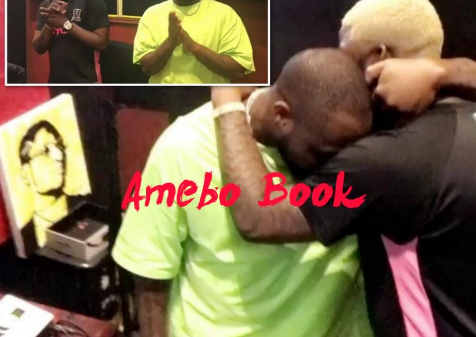 Davido And Skales Locked In A Tight Embrace