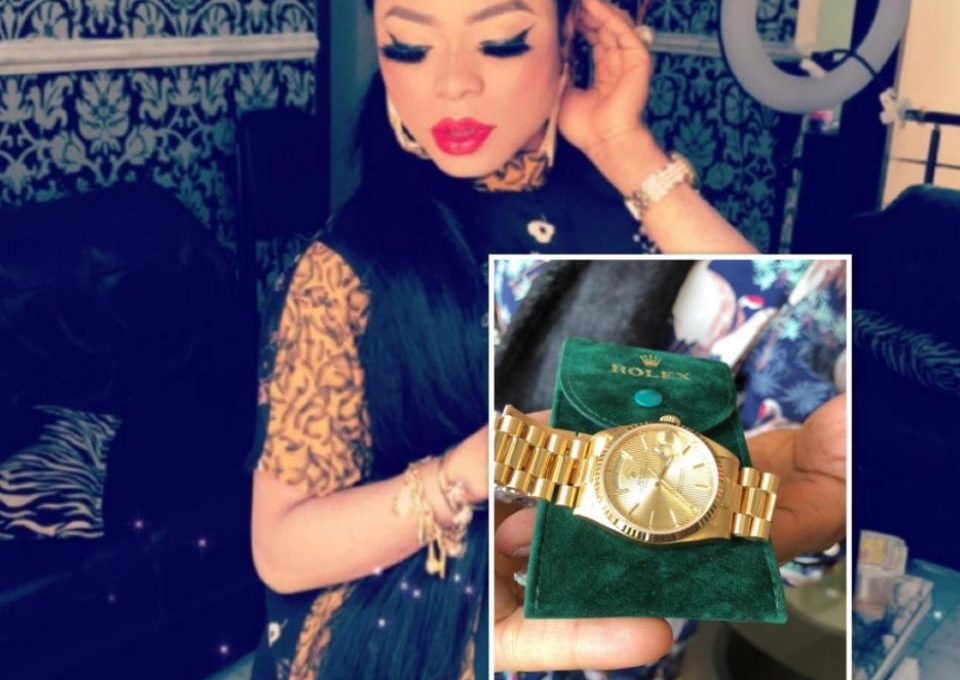 Bobrisky Gets A Rolex As Gift From His Bae